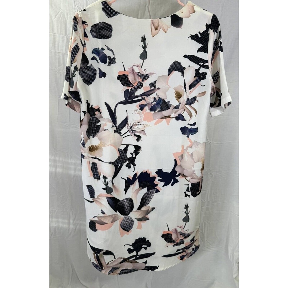 White Closet Floral Midi Dress Size 10 - Picture 2 of 4